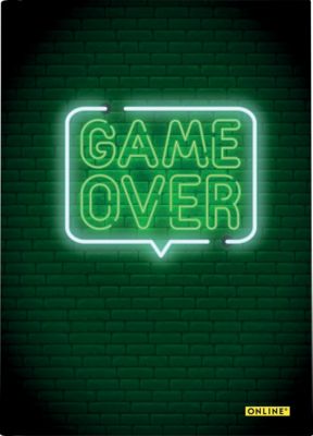 online Notizbuch A5 Game Over dotted 96 Blatt Hardcover