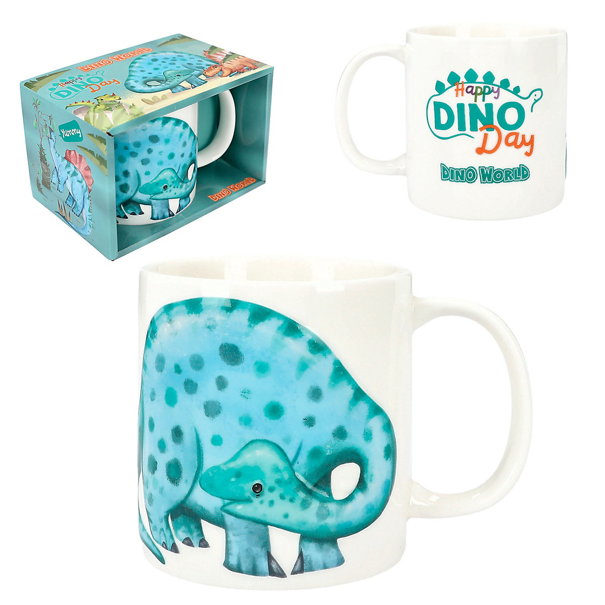 Dino World 3D-Tasse Dino Porzellan 250 ml