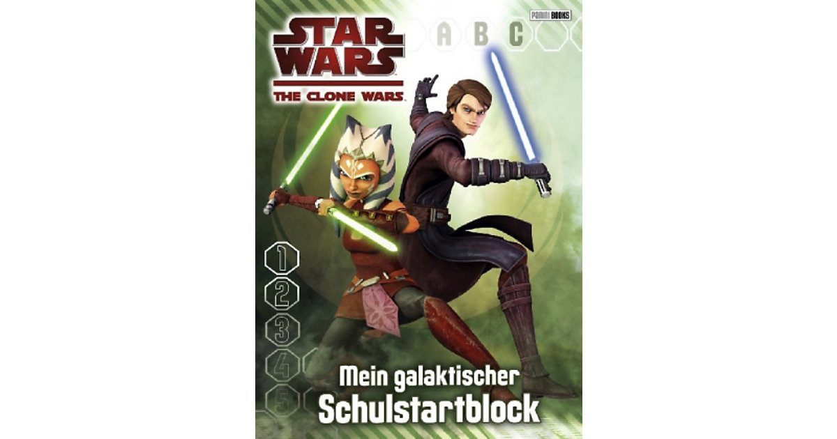 Buch - Star Wars The Clone Wars: Schulstartblock