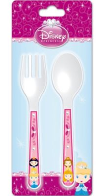 Набор столовых приборов для малышей (вилка, ложка), Принцессы Дисней