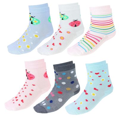 Barbie Mädchen Socken 6er-Set - Baumwollsocken In Verschiedenen Größen EU 23-34