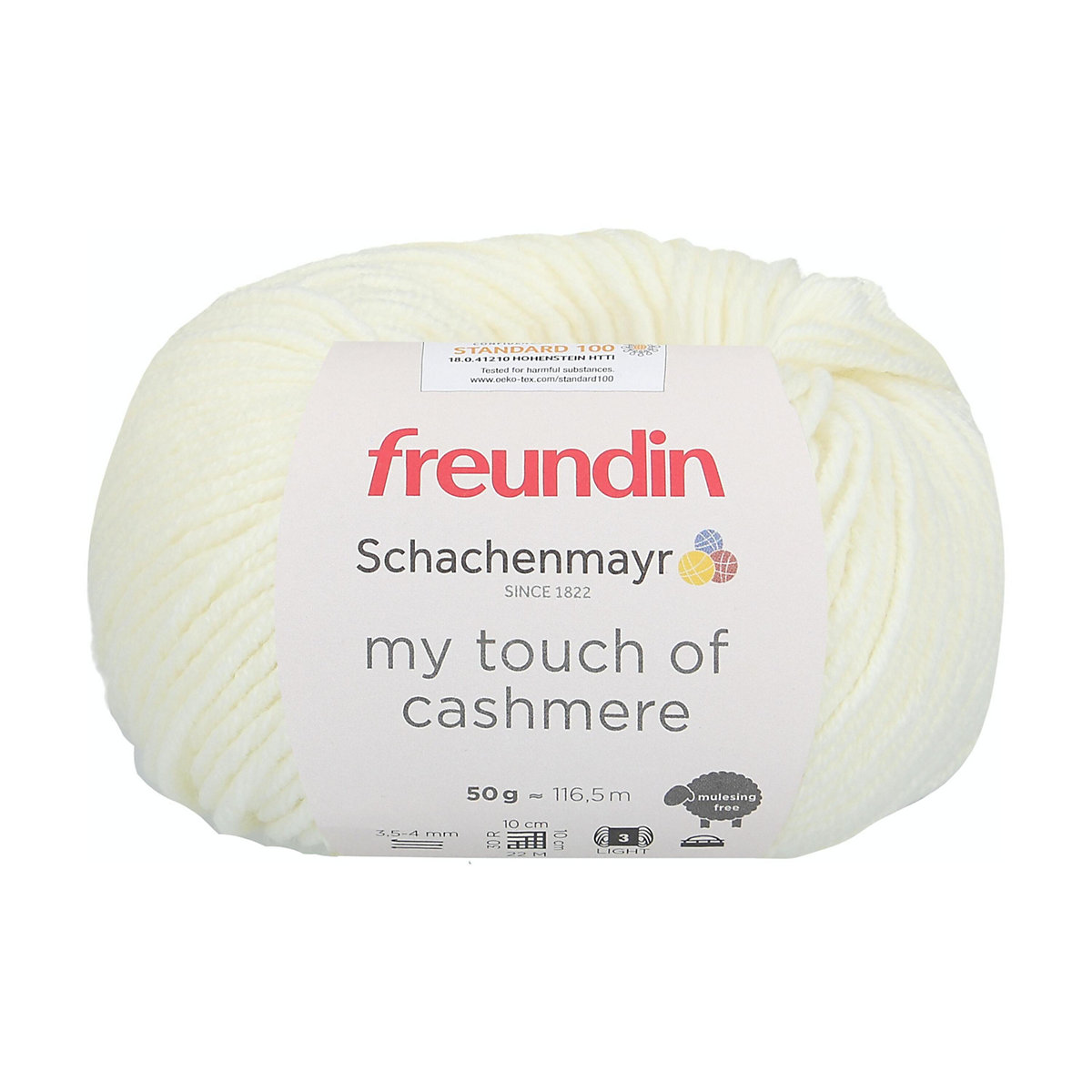 Schachenmayr Handstrickgarne my touch of cashmere 50g Chalk