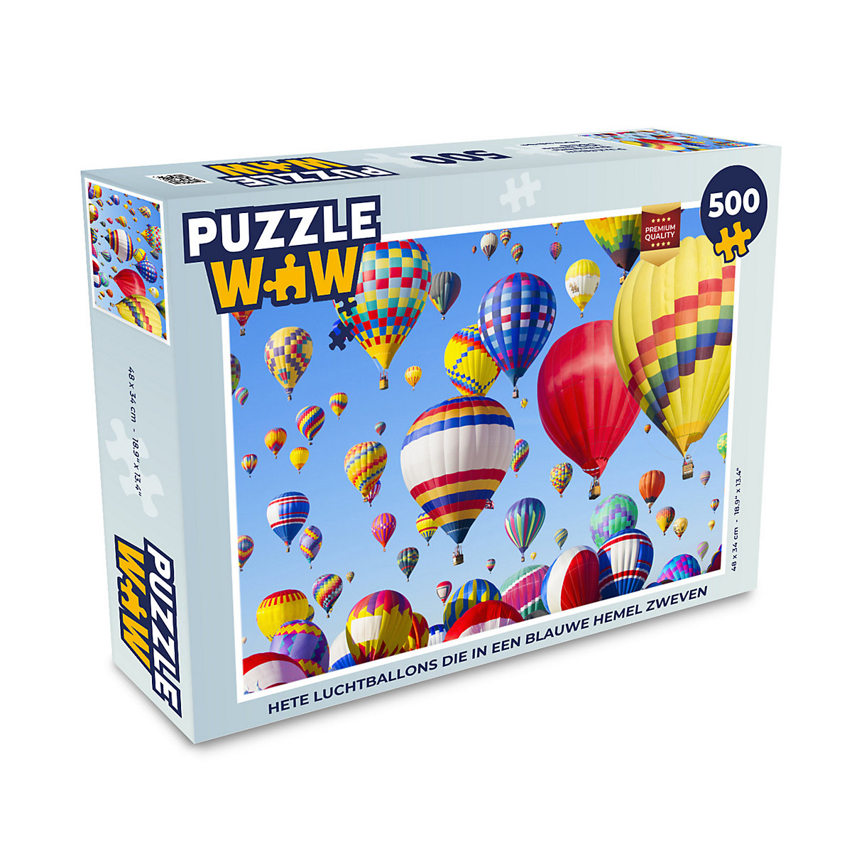 MuchoWow Puzzle 500 Teile Ballon Farben Muster