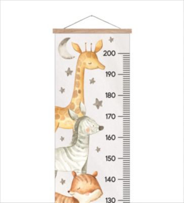 Woodyland Kinder Messlatte Dschungel | Holz Wachstumsmesser | 70-150cm