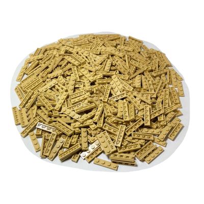 LEGO® 1x4 Platten Hellbeige Classic Basic City Tan Plate 3710 NEU! Menge 500x