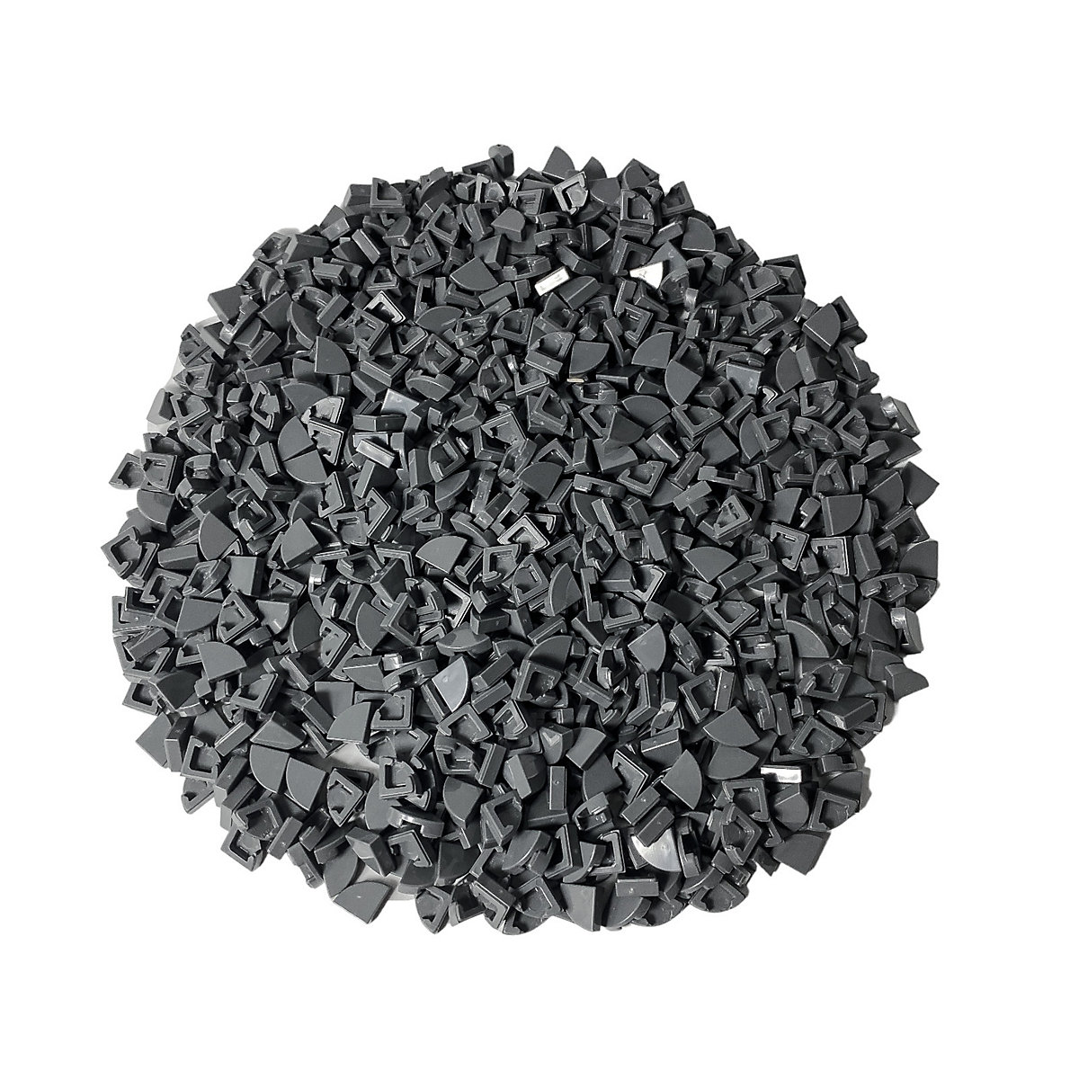 LEGO® 1x1 Fliesen Viertel Dunkelgrau Dark Bluish Grey Quarter Tile 25269 NEU! Menge 1000x