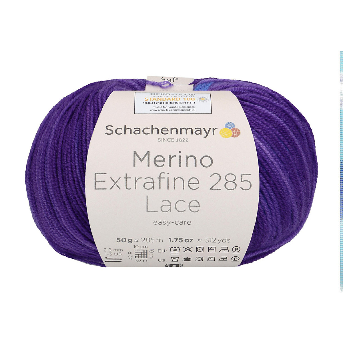 Schachenmayr Handstrickgarne Merino Extrafine 285 Lace 50g Ultraviolett