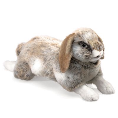 Folkmanis Handpuppe Hängeohr-Hase / Rabbit Holland Lop