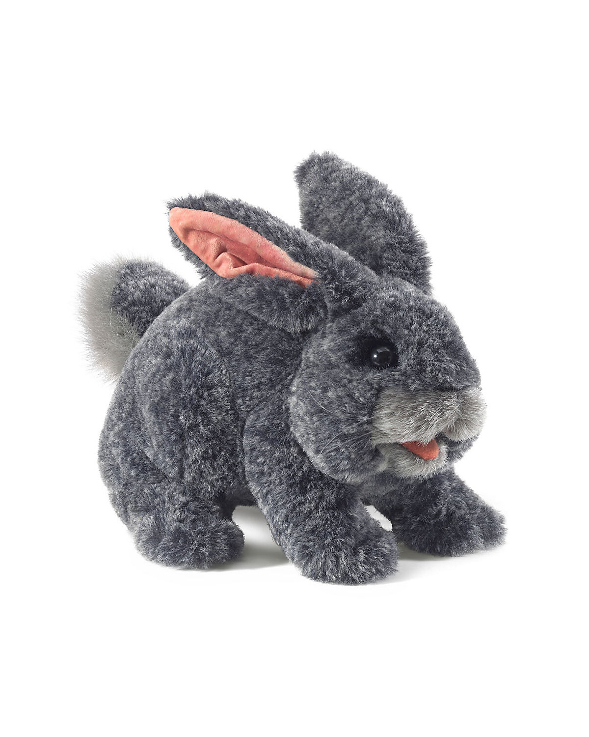 Folkmanis Handpuppe Häschen in grau / Gray Bunny Rabbit