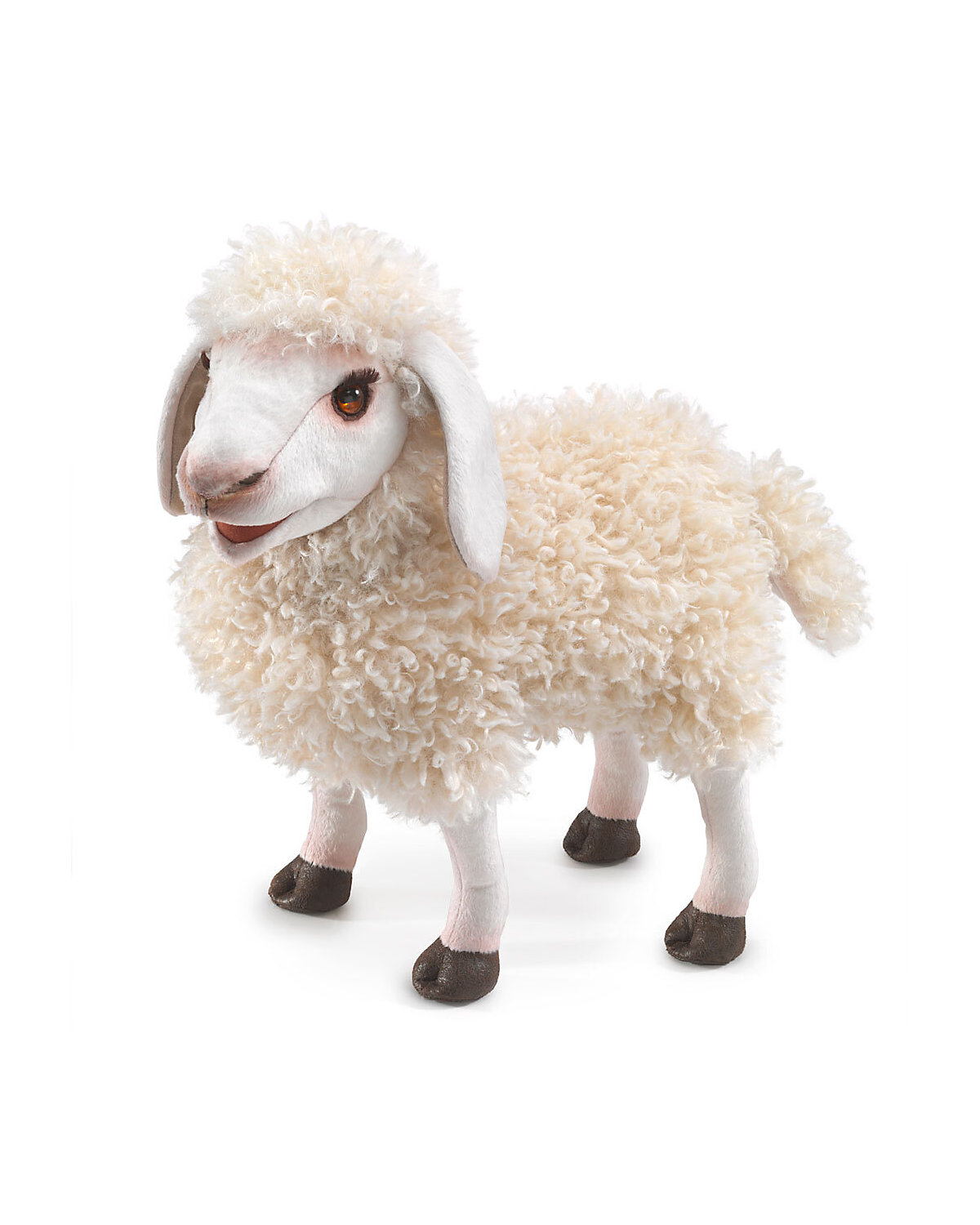 Folkmanis Handpuppe Wolliges Schaf / Wooly Sheep