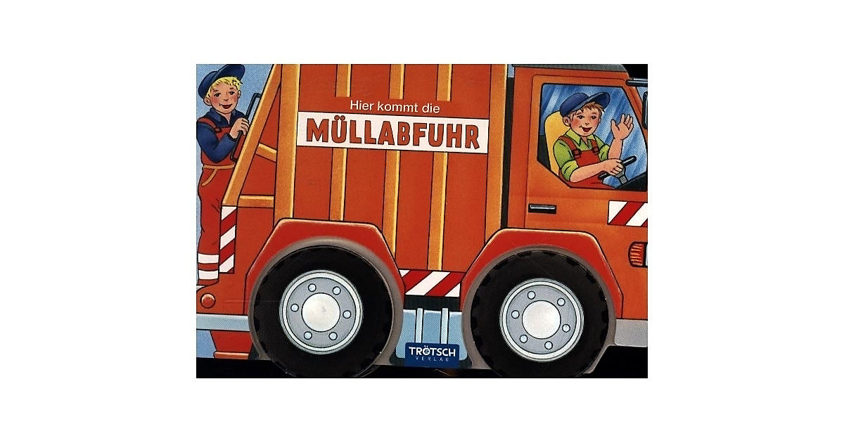 Image of Buch - Trötsch Pappenbuch Räderbuch Hier kommt die Müllabfuhr
