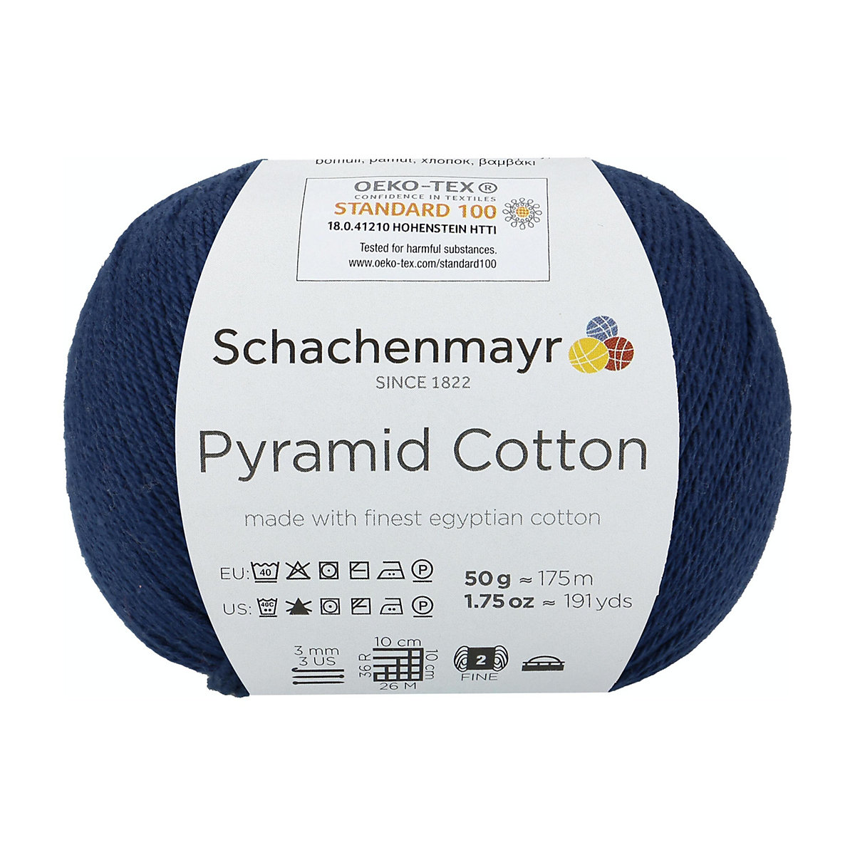 Schachenmayr Handstrickgarne Pyramid Cotton 50g Marine