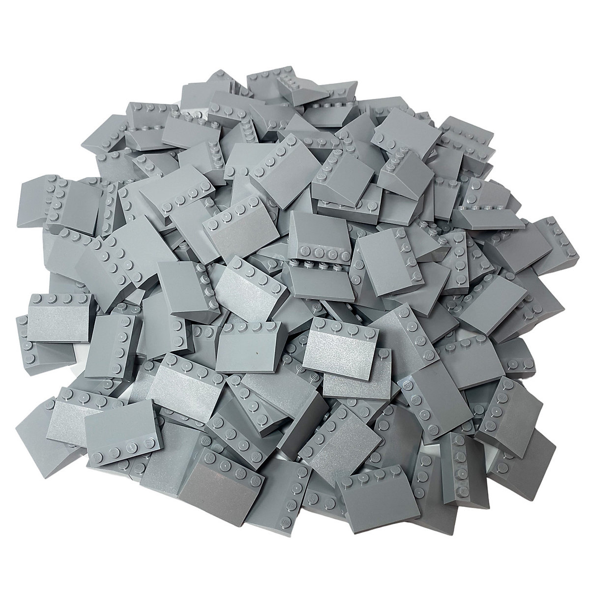 LEGO 3x4 Dachsteine Dachziegel Hellgrau Light Bluish Grey Roof Tile 3297 NEU! Menge 100x