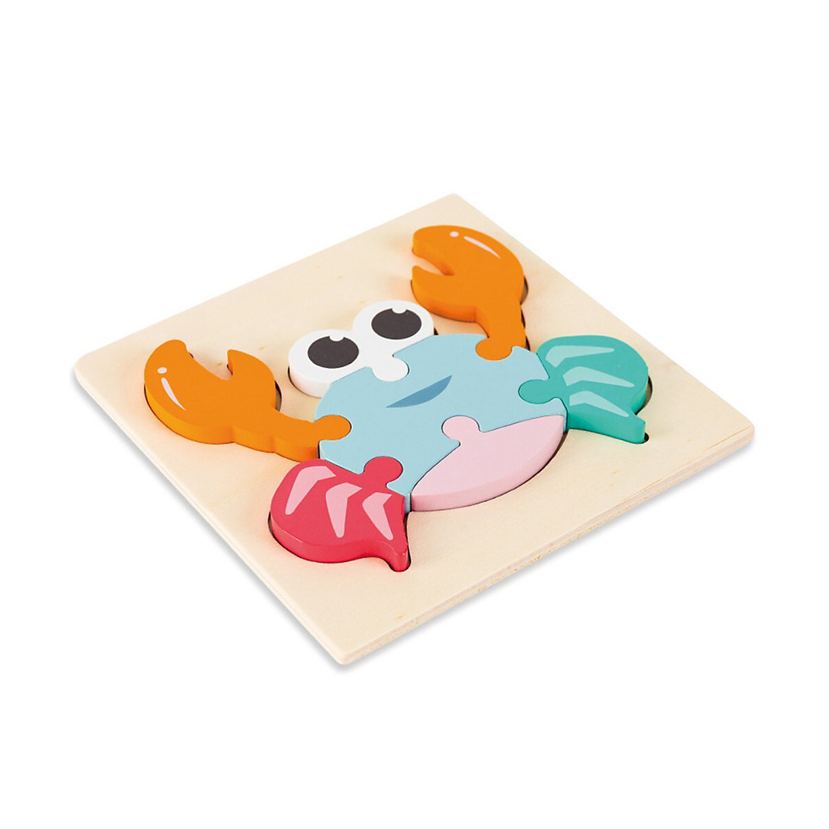 Syntek Baby-Puzzle aus Holz vertikale Blockmontage Syntek Baby-Puzzle aus Holz vertikale Blockmontage