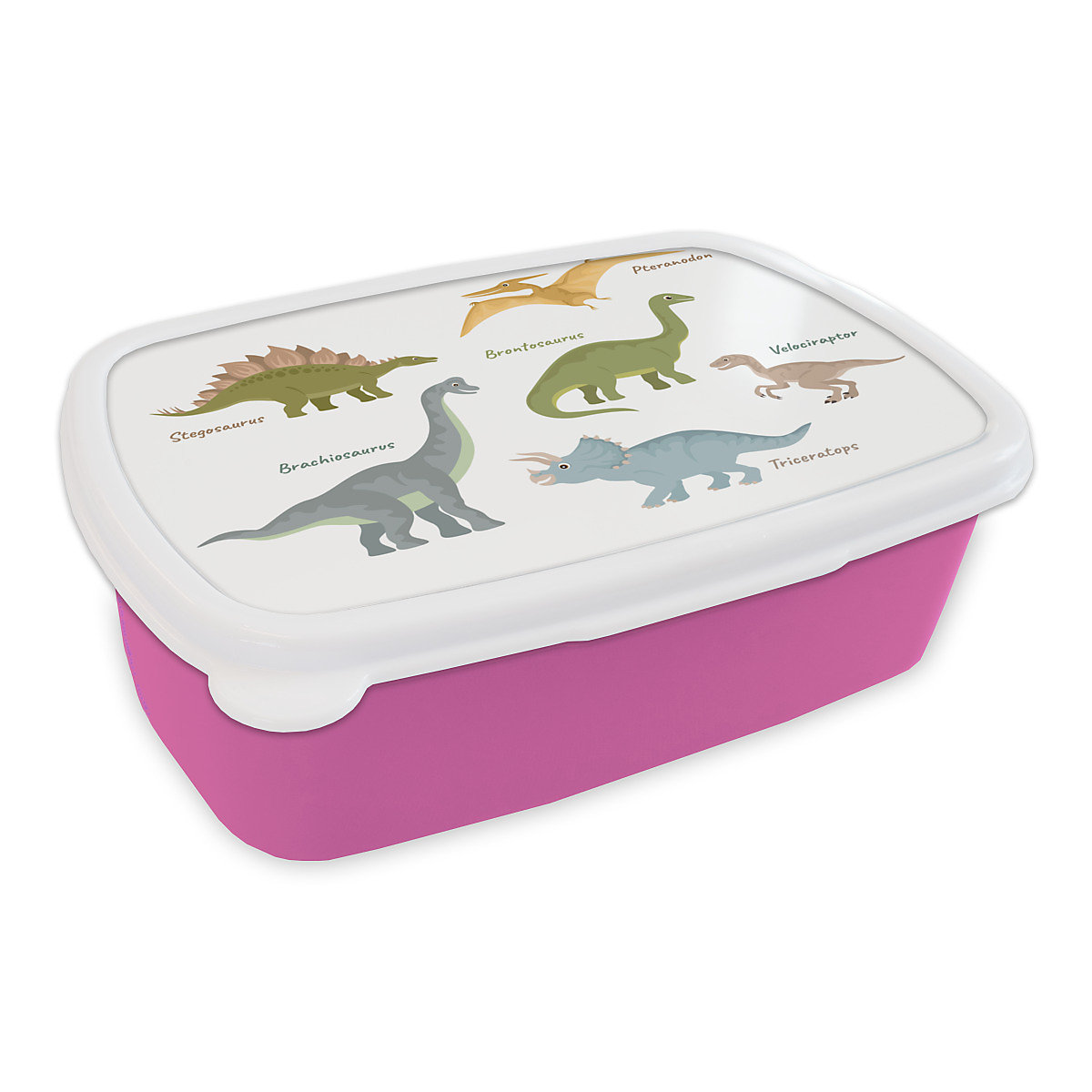 MuchoWow Lunchbox Brotdose Dinosaurier Jura Kinderzimmer Tiere
