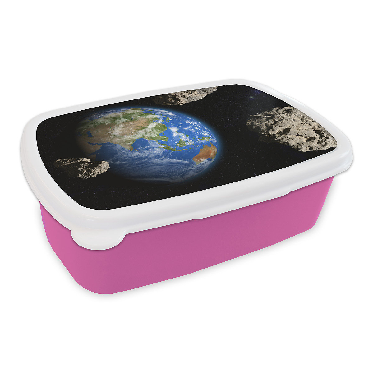 MuchoWow Lunchbox Brotdose Die Erde Meteoriten
