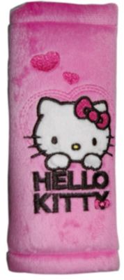 Neu Gurtpolster Komfort auf Reisen Sanrio Hello Kitty Rosa mit Motiv 