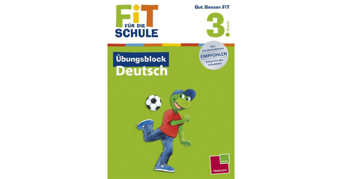 Buch - Fit die Schule: Übungsblock Deutsch, 3. Klasse Kinder