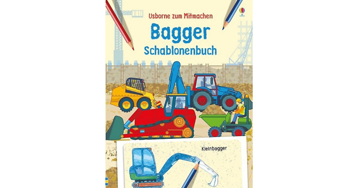 Buch - Bagger Schablonenbuch