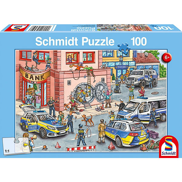 Puzzle Polizeieinsatz, 100 Teile