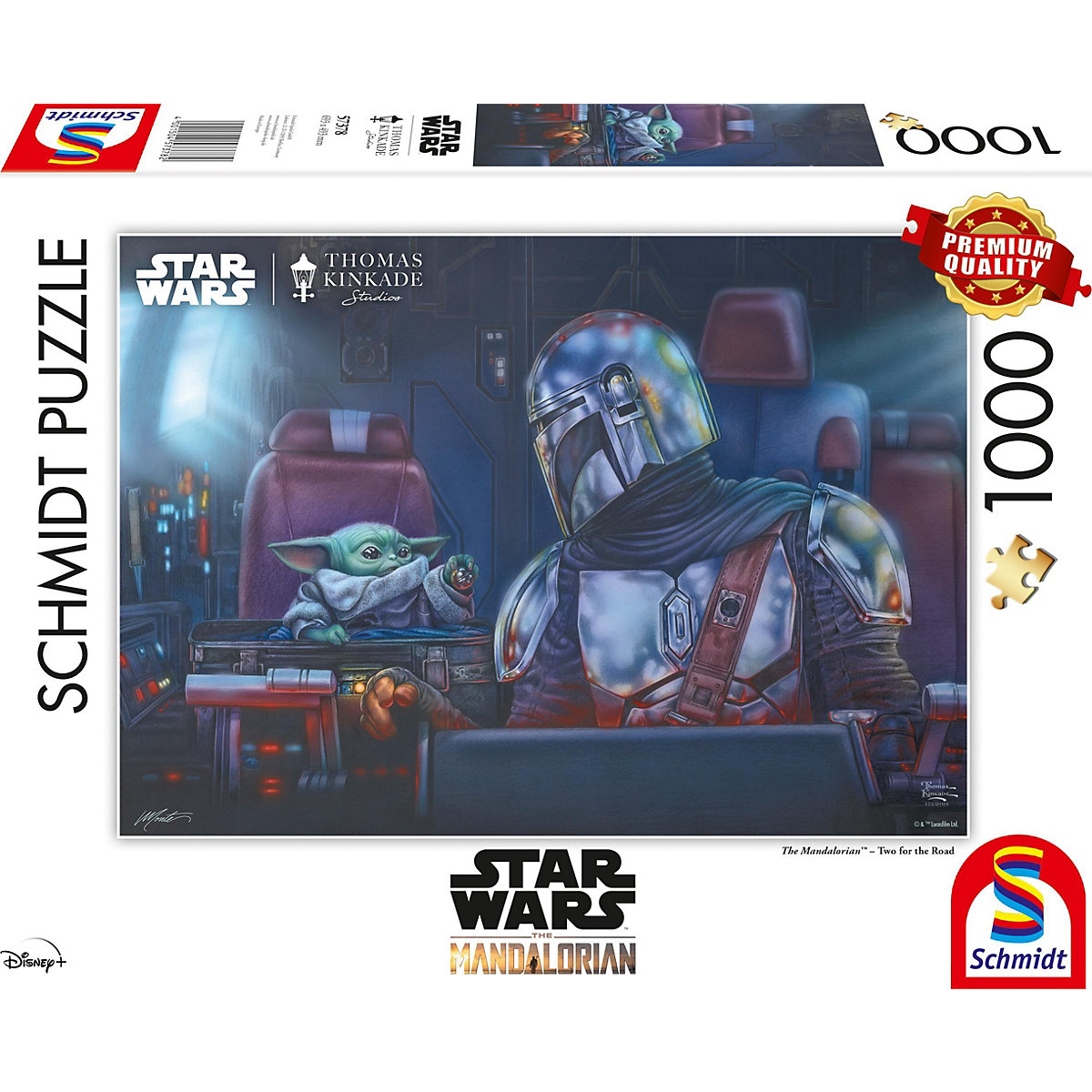 Puzzle Lucas Film The Mandalorian Two for the Road 1.000 Teile