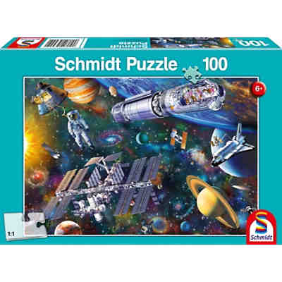 Kinderpuzzle Weltraumspaß, 100 Teile