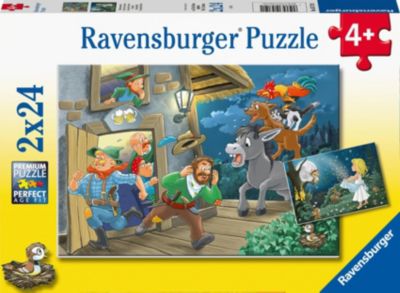 Image of Puzzles Märchenstunde, 2 x 24 Teile