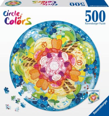 Image of Circle of Colors Puzzle Ice Cream, 500 Teile