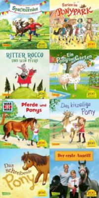 Image of Buch - Pixi-Box 284: Pixis bunter Ponyhof (8x8 Exemplare), 64 Teile