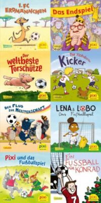 Image of Buch - Pixi-Box 285: Pixi und seine Fußball-Freunde (8x8 Exemplare), 8 Teile