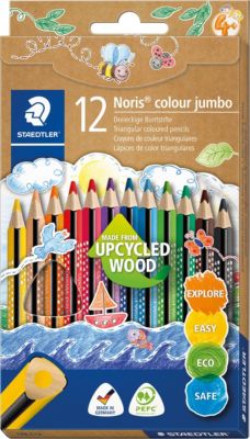 Image of Dreikant-Buntstifte Noris® colour jumbo, 12 Farben