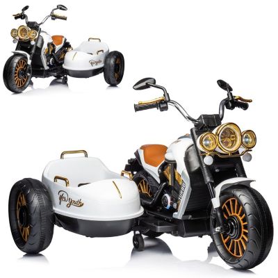 Kinder Elektromotorrad DUO TRON, Beiwagen Elektro-Motorräder, chipolino