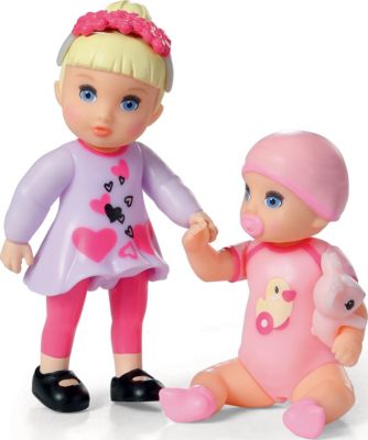 Image of BABY born® Minis - Doppelpack Isabella&Hannah lila-kombi