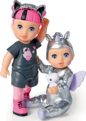 Image of BABY born® Minis - Doppelpack Noah&Billie grau-kombi