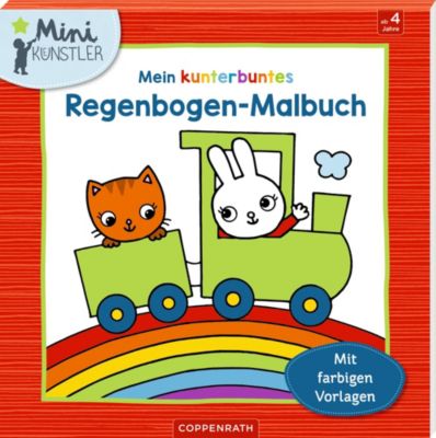 Image of Buch - Mein kunterbuntes Regenbogen-Malbuch