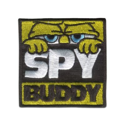 Aufnäher / Bügelbild SpongeBob Schwammkopf Spy Buddy gestickt Nähsets für Kinder