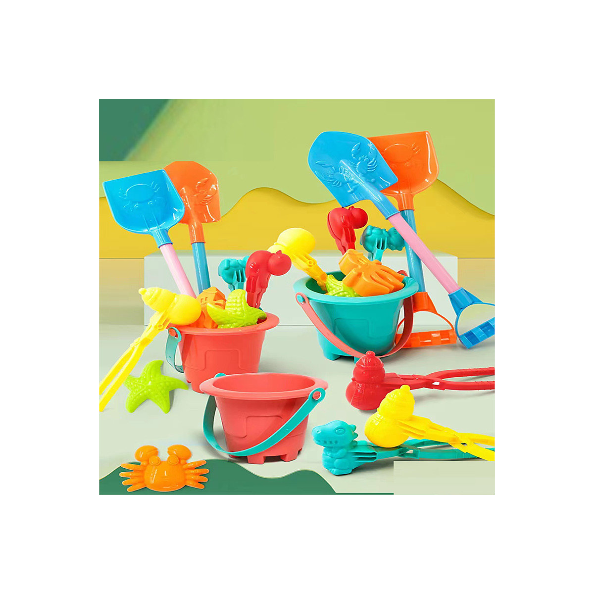 enbaoxin 1 sets Zufälliges Strandspielzeug-Set für Kinder 1 sets Zufälliges Strandwasserspielzeug für Kinder