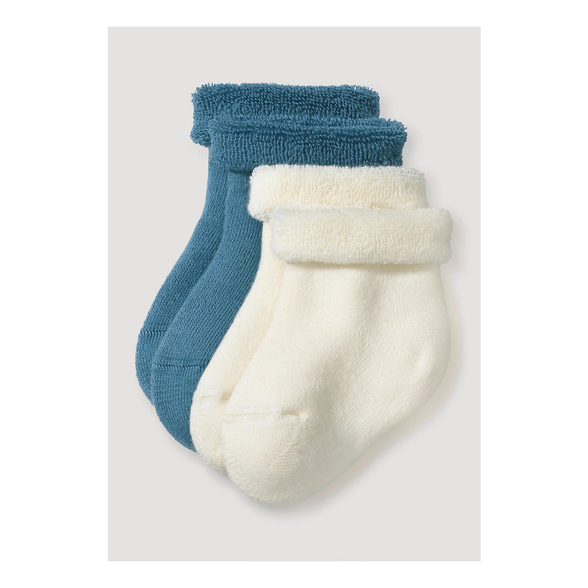hessnatur Frottee-Socke im 2er-Pack aus Bio-Baumwolle für Kinder