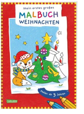 Image of Buch - Mein erstes großes Malbuch: Weihnachten