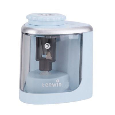 enbaoxin Premium Elektrischer Anspitzer Multifunktionale automatische elektrische Bleistiftspitzer 2 Löcher