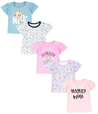 Baby Mädchen Kurzarm TShirt 5er Set für Mädchen, TupTam myToys