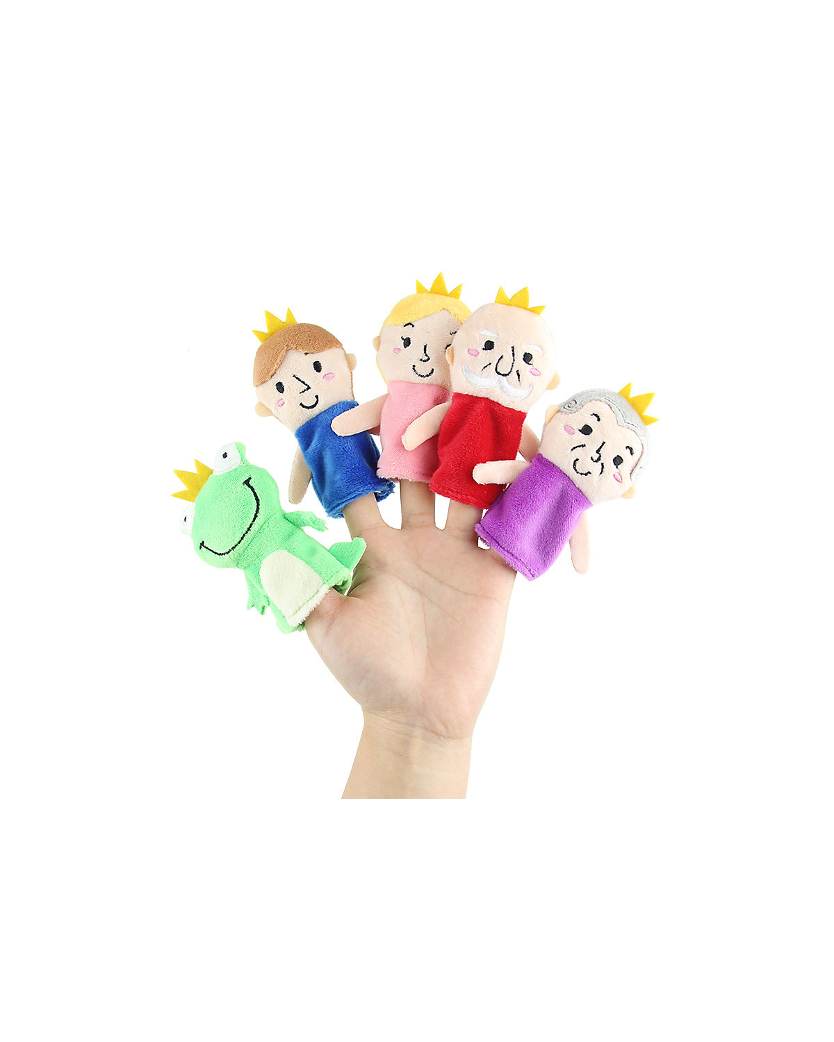Epik Baby Plüsch Spielzeug Cartoon Tier Familie Finger Puppen Rolle Spielen Tuch Puppe Pädagogisches Spielzeug für Kinder Kinder