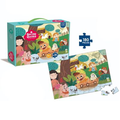 Brightake Pädagogisches Puzzle-Spielzeug aus Cartoons für Kinder Papier unregelmäßiges Puzzle Kinderspielzeug