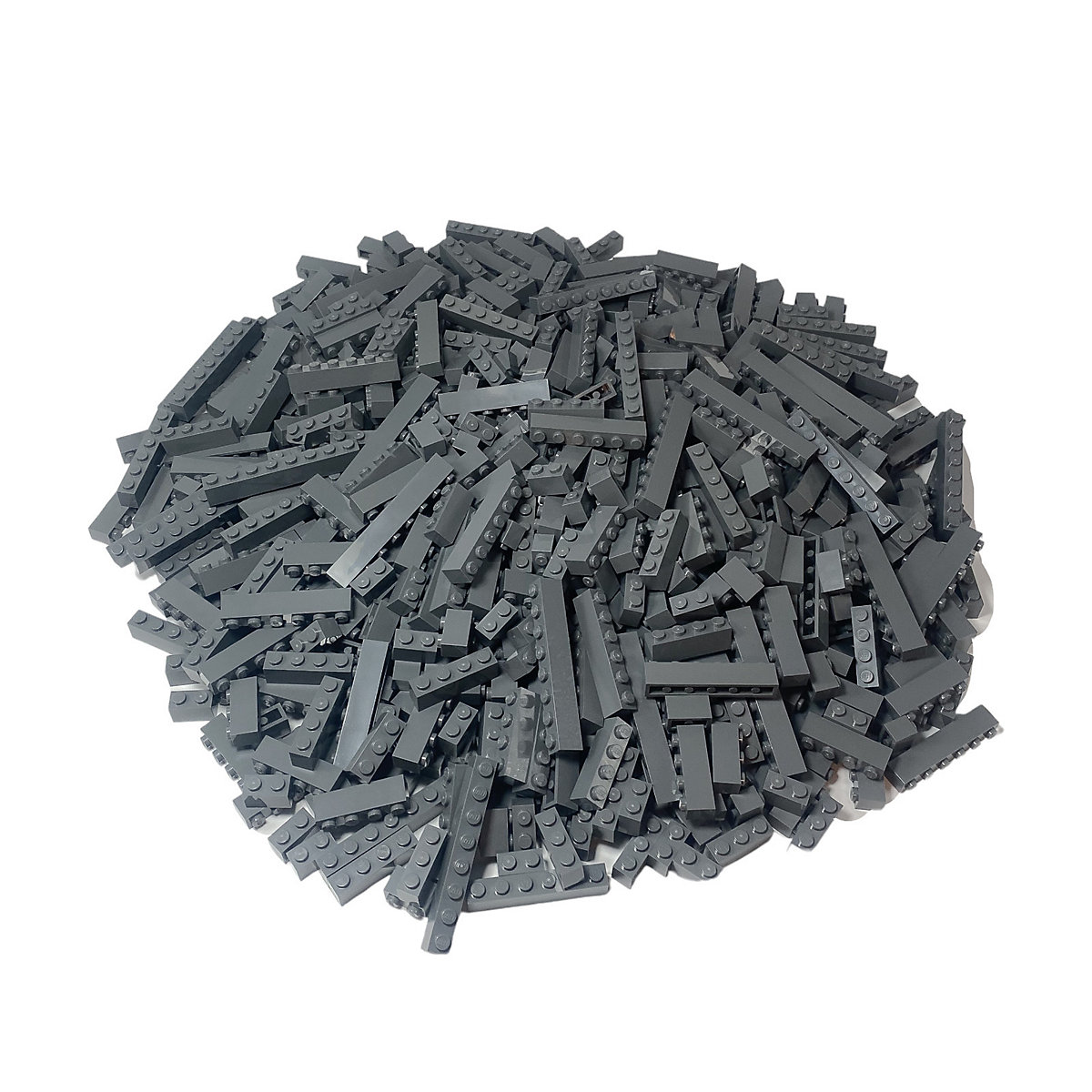 LEGO® Steine Dunkelgrau 1x1 1x2 1x3 1x4 NEU! Menge 250x