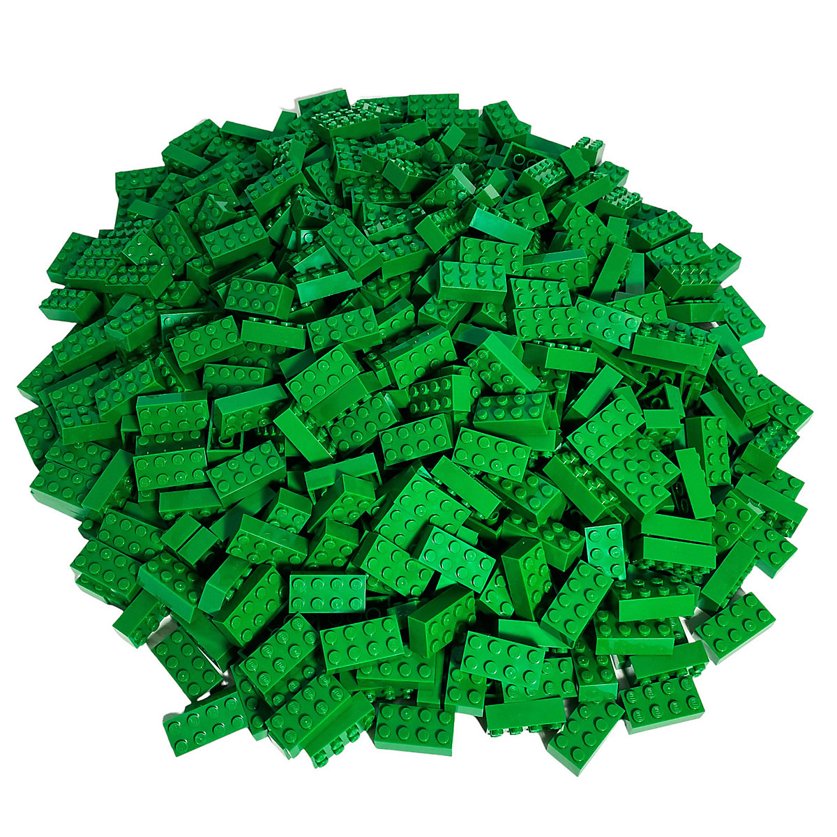 LEGO® 2x4 Steine Kiloware 1 Kilo in Grün NEU!