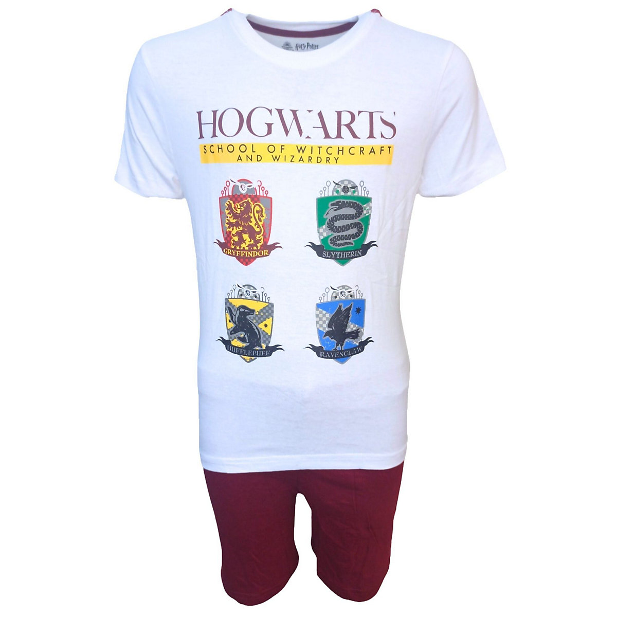 Schlafanzug kurz Harry Potter Hogwarts