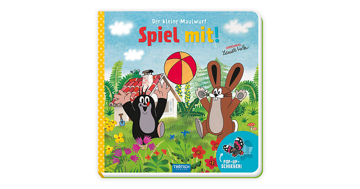 Image of Buch - Trötsch Der kleine Maulwurf Spiel mit Pappenbuch mit Pop-up-Schiebern