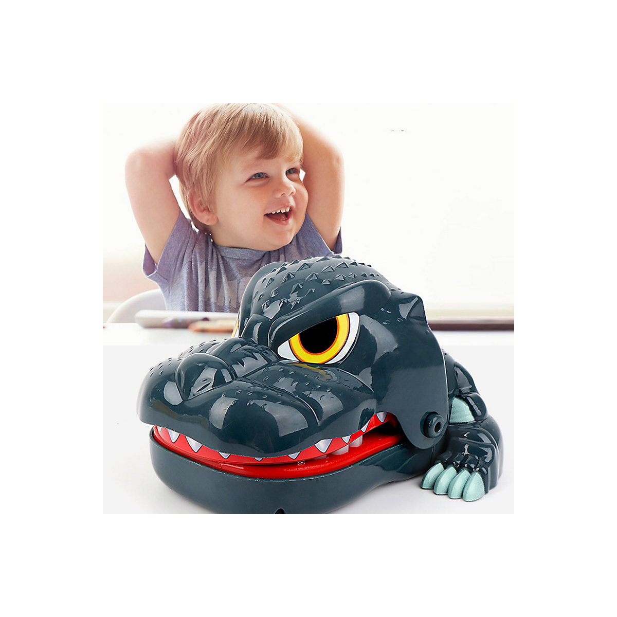Brightake Mit Sound Toy Party -Spiel Krokodilspiele mit Klang und leichten Fingern