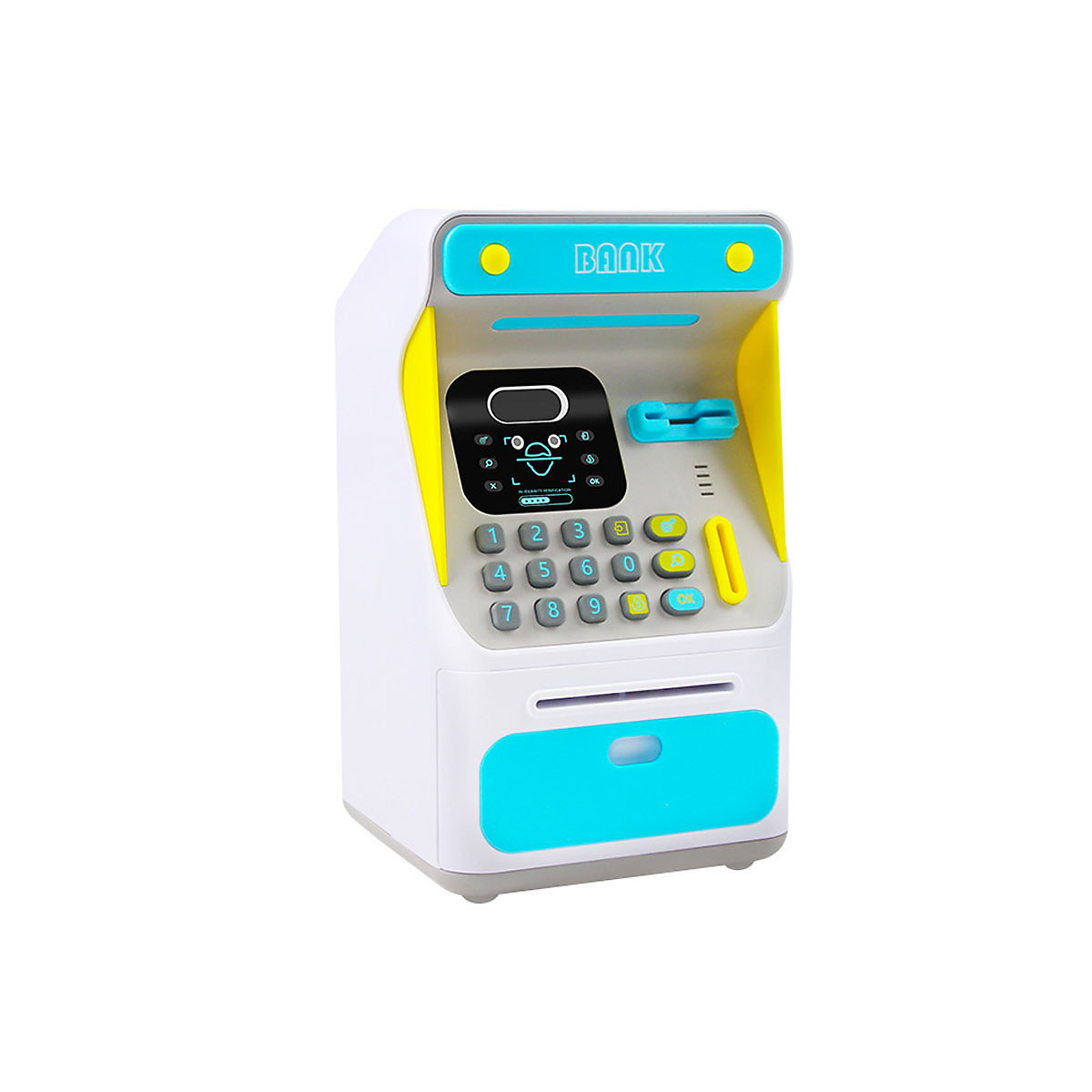 Epik Gesichtserkennung Mini ATM Elektronisches Sparschwein Münze Bargeld Mini ATM Bank Spardosen