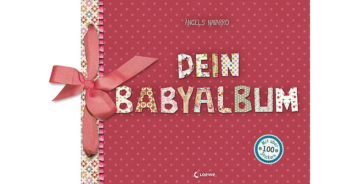Spielzeug: Loewe Verlag Buch - Dein Babyalbum (Mädchen, rosa)